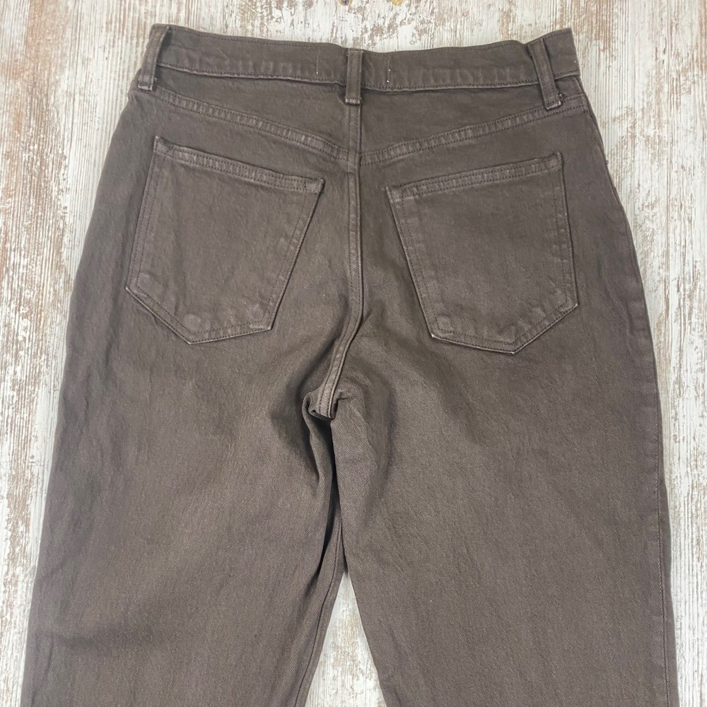 Abercrombie & Fitch 90s Straight Ultra High Rise Jeans Women's 27/4S Brown Denim - Picture 5 of 12